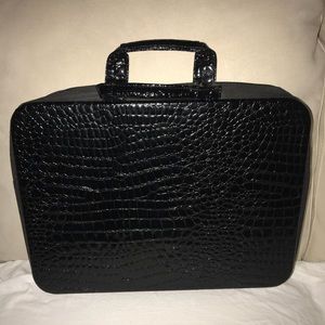 Leather and Cloth Laptop Bag